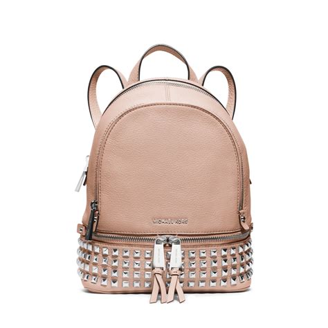 michael kors rhea extra small logo backpack|Michael Kors clear backpack.